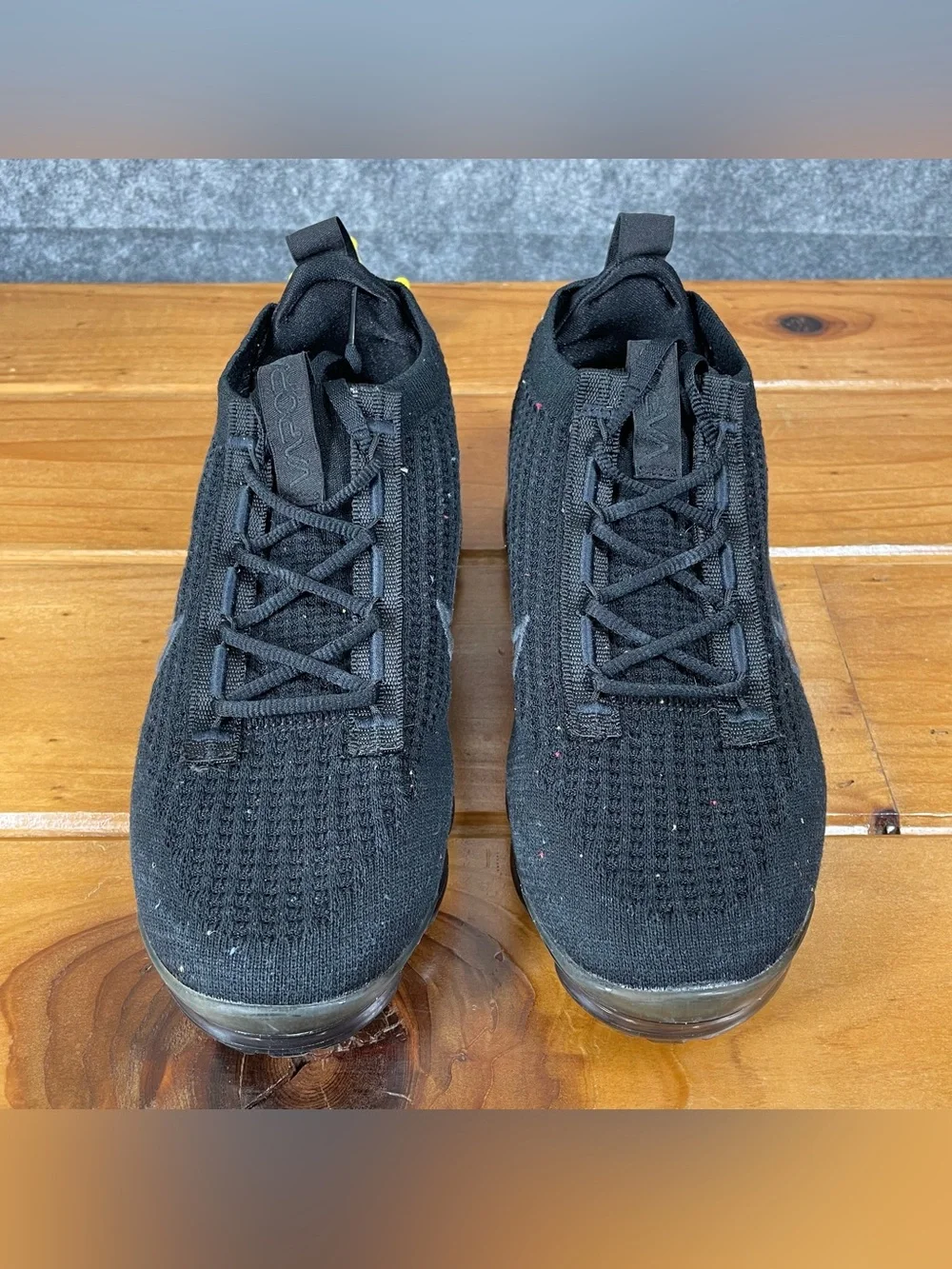 Nike Air VaporMax 2021 Flyknit Mens 7.5 / Womens 9 Black Sneakers DH4084-001